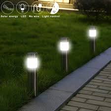 Stainless Steel Stud Floor Solar Light Pathway Lamp Outdoor Led Solar Powered Garden Path Stake Lanterns Lamps Solar Lamps Aliexpress