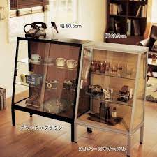 キャビネット インテリア 模様替え ガラスショーケース