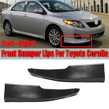 My corolla's front bumper grill was hit by a broken tire on high way. For 09 10 Toyota Corolla S Factory Style Body Kit Front Bumper Lips L R 2pcs Walmart Canada