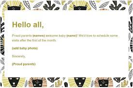 32 Birth Announcement Ideas What To Write For Friends Family And Office