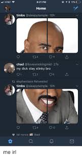 Gigachad is an archetype first coined on 4chan. At T 821 Pm Home Timbs 10h 4 Chad 27s My Dick Stay Stinky Bro 6 Elephantiasis Retweeted Timbs 10h 4 12 Fat Nonce Liked At T Meme On Ballmemes Com