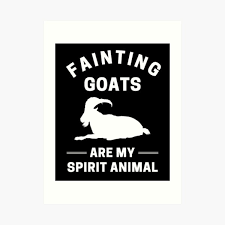 Fainting Goat Wall Art Redbubble