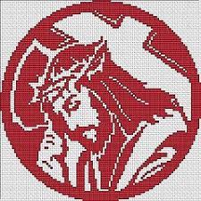 Jesus face free filet crochet pattern in religious category 160 squares. 29 Jesus Cross Stitch Ideas Cross Stitch Christian Cross Stitch Cross Stitch Patterns
