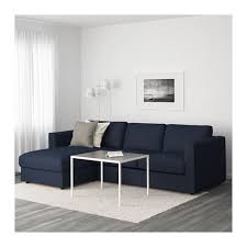Vimle Sofa 3 Osobowa Z Szezlongiem Orrsta Czarnoniebieski Ikea Ikea Vimle Sofa Sofa Ikea Sofa