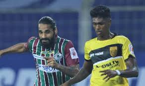 The fitness of the players initially was in question. Isl 2020 21 Hyderabad Fc Hold Atk Mohun Bagan 1 1