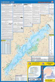 cherokee lake fishing map