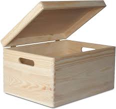 Un choix unique de boite de rangement avec couvercle disponible dans notre magasin. Creative Deco Xxl Grande Coffre Boite De Rangement Bois 40 X 30 X 24 Cm Non Peinte Caisse Malle Pou Boite De Rangement Bois Rangement Bois Caisse Rangement
