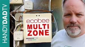 This video was sponsored by ecobee. Ecobee Smartthermostat With Voice Control Multiple Zone Installation Youtube