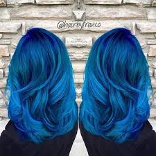Nicki blonde turquoise blue two tone ombre dyed hair color. 68 Daring Blue Hair Color For Edgy Women