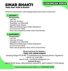 Pekerja yang memiliki gaji di bawah batas penghasilan tidak kena pajak (ptkp) bebas dari kewajiban membayar pajak. Lowongan Satpam Jogja Atmago