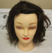 Mannequin Head Marianna, brown hair, hat display