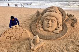 1 Shivaratri Op Twitter Sand Art Art Sand Sculptures