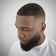 To give the squared flat top effect, barbers often use a flat top comb to comb the hair out to stand on end so that they can freehand cut the . Pin On Black Men S Haircuts