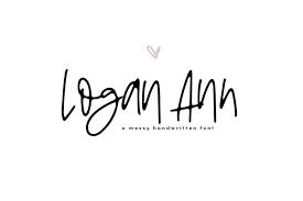 How to draw sweet font curves (spanish). Logan Ann A Handwritten Font Messy Fonts Typography Fonts Handwritten Fonts