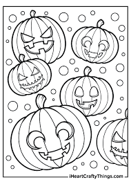 Big eyes jack o lantern; Jack O Lantern Coloring Pages Updated 2021