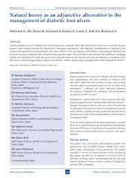 Check spelling or type a new query. Pdf Natural Honey As An Adjunctive Alternative In The Management Of Diabetic Foot Ulcers