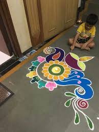 51 Diwali Rangoli Designs Simple And Beautiful Rangoli Designs Diwali Rangoli Designs Colorful Rangoli Designs