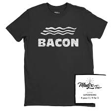 Bacon t-shirt Québec