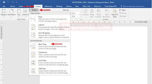 Namun ketika anda mencoba memasukkan gambar tersebut dan mengaturnya halaman menjadi landscape, malah halamannya di word semuanya kebablasan menjadi landscape. 2 Cara Membuat Halaman Kertas Landscape Di Word Dan Portrait Zotutorial
