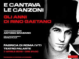 He is famous for his satirical songs and oblique yet incisive political commentary. E Cantava Le Canzoni Gli Anni Di Rino Gaetano Home Facebook