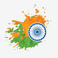 Splatter Splash Of Independence Day India With Chakra Indian Freedom 15 August Indian Png And Vector With Transparent Background For Free Download Independence Day India August Images 15 August Images