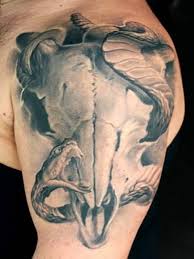 These fans are serious about reppin the texas longhorns! 27 Cow Skull Tattoos And Meanings With Tough And Strong Meanings Tattooswin