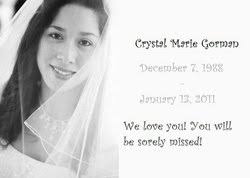 Crystal Marie Stringham Gorman (1988-2011)