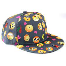 Kids Emoji Printing Snapback Baseball Cap Girls Boys Adjustable Hat Sport New Girl Baseball Cap Kids Baseball Caps Kids Clothes Uk