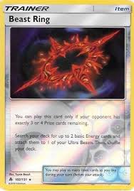 Pokemon Tcg Sm Forbidden Light Beast Ring 102 131 Rare Trainer Ebay
