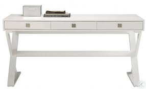 Product titlecoaster writing desk with glass sides glossy white a. Emilio White High Gloss Desk From Sunpan 63576 Coleman Furniture