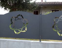 Prezzi per la realizzazione di cancelli in lamiera decorata, intagliata per cancellate scorrevoli da cominteco a rubano vicino padova. Recinzioni E Cancelli Con Taglio Plasma Laser Europannelli