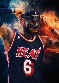 Lebron James Poster Print By Mary Cairns Displate Lebron James Poster Lebron James Nba Basketball Art