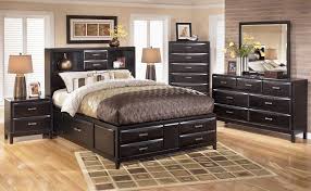 Ashley furniture queen bedroom sets. Kira Storage Panel Bedroom Set In Black Ashley Furniture Bedroom Bedroom Furniture Sets Bedroom Interior
