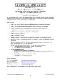 Introduction To The Ece 2110 Lab Seas