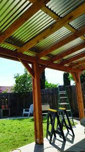 Metal Roofing Homes Tre Backyard Outdoor Pergola Patio Design