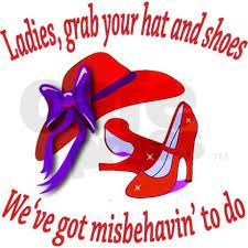 Misbehavin Postcards On Cafepress Com Red Hat Society Red Hats Red Hat Club