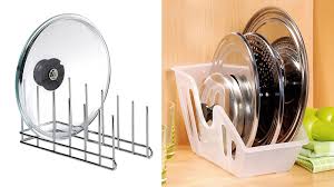 5 Facons De Ranger Ses Couvercles De Casserole Astuce Rangement Astuce Rangement Cuisine Rangement