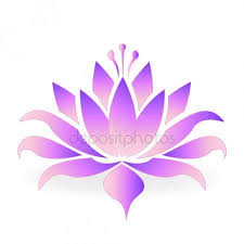 Purple Lotus Flower Logo Lotus Flower Logo Lotus Flower Painting Flower Logo