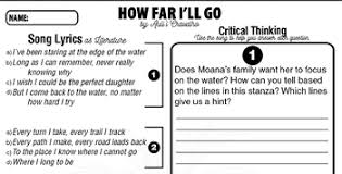 The music video was released on november 3, 2016. How Far I Ll Go Moana Music Video Song Lyrics Lesson Plan Tpt