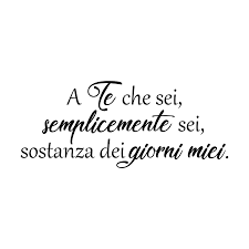A te che sei di Jovanotti - Evergreen Orange Adesivi Murali