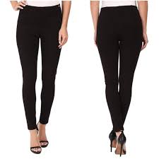 Ivanka trump ponte pull up leggings. Ivanka Trump Pants Jumpsuits Ivanka Trump Black Pants Leggings Poshmark