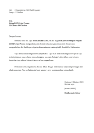 Apalagi kegiatan simpan pinjam seperti halnya pada koperasi simpan pinjam merupakan suatu kegiatan yang beresiko. 15 Contoh Surat Berhenti Dari Koperasi Kumpulan Contoh Surat