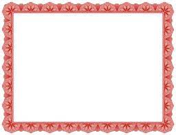 Fancy Red Border For Creating Award Certificates Free Downloads At Http Pageborders Org Downl Certificate Border Border Template Certificate Design Template