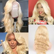 5,820 results for human hair wigs blonde. Blonde Lace Front Wig Body Wave 613 Hair Human Hair Wigs Alipearl Hair