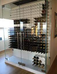 Lisa Joyce Design San Francisco Wine Cellar Glass Wine Cellar Home Wine Cellars Wine Closet