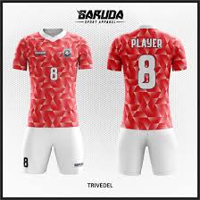 Download now desain baju futsal gratis tahun 2019 berbagai model garuda print. Desain Kaos Futsal Warna Merah Pesan Online Garuda Print