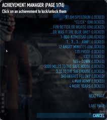 How do you unlock the overkill mask? Release New Achievement Manager