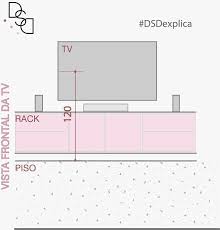 Resposta Da Paola Pacuryarqeng Com Direito A Detalhe Dsddesafiavoce 120cm E Uma Altura Ideal Para O Eixo Com Imagens Cinema Em Casa Altura Tv Projetos De Mobiliario