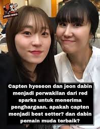 Capten hyeseon dan jeon dabin menjadi perwakilan dari red sparks untuk  menerima penghargaan. apakah capten menjadi best setter? dan dabin pemain  muda terbaik? #megawati #mega #proliga #redsparks #jungkwanjang  #gendisazzahra #yolla #popsivopolwan ...