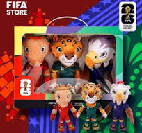 The Official FIFA 2026 World Cup Classic Mascot Plush Doll  CLUTCH/MAPLE/ZAYU | eBay